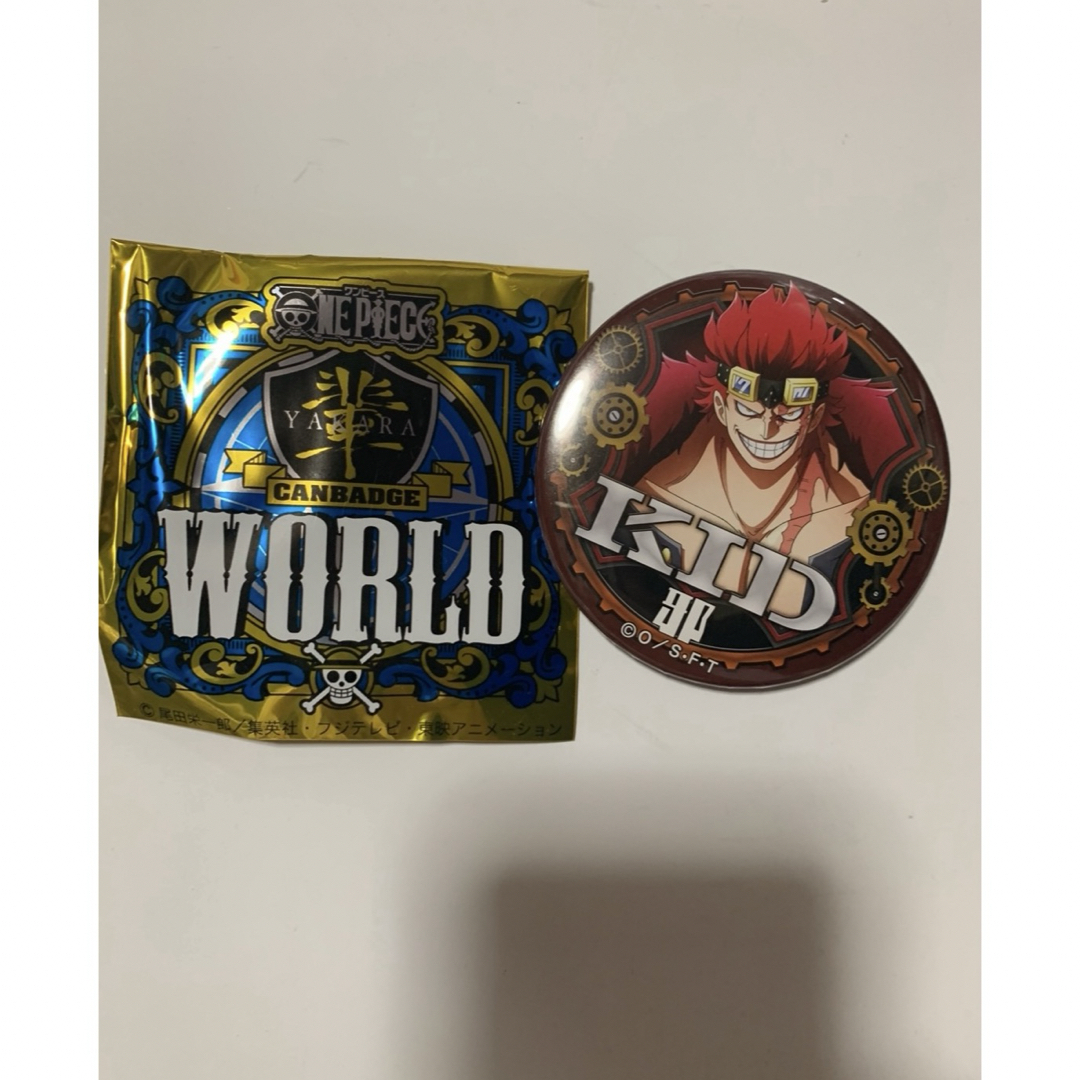 ONE PIECE(ワンピース)のワンピース　キッド　缶バッジ　輩　WORLD エンタメ/ホビーのアニメグッズ(バッジ/ピンバッジ)の商品写真