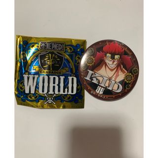 ワンピース(ONE PIECE)のワンピース　キッド　缶バッジ　輩　WORLD(バッジ/ピンバッジ)