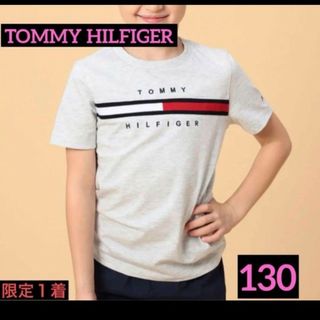 トミーヒルフィガー(TOMMY HILFIGER)の大人気　TOMMY HILFIGER  トミー　Tシャツ　130 グレー(Tシャツ/カットソー)