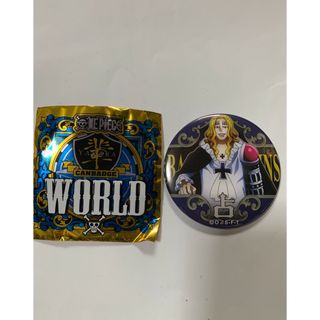 ワンピース(ONE PIECE)のワンピース　ホーキンス　輩　缶バッジ　WORLD(バッジ/ピンバッジ)