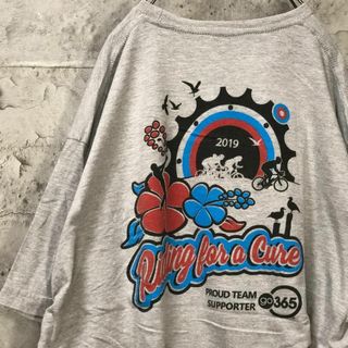 Riding on a cure USA輸入 オーバーサイズ Tシャツ(Tシャツ/カットソー(半袖/袖なし))