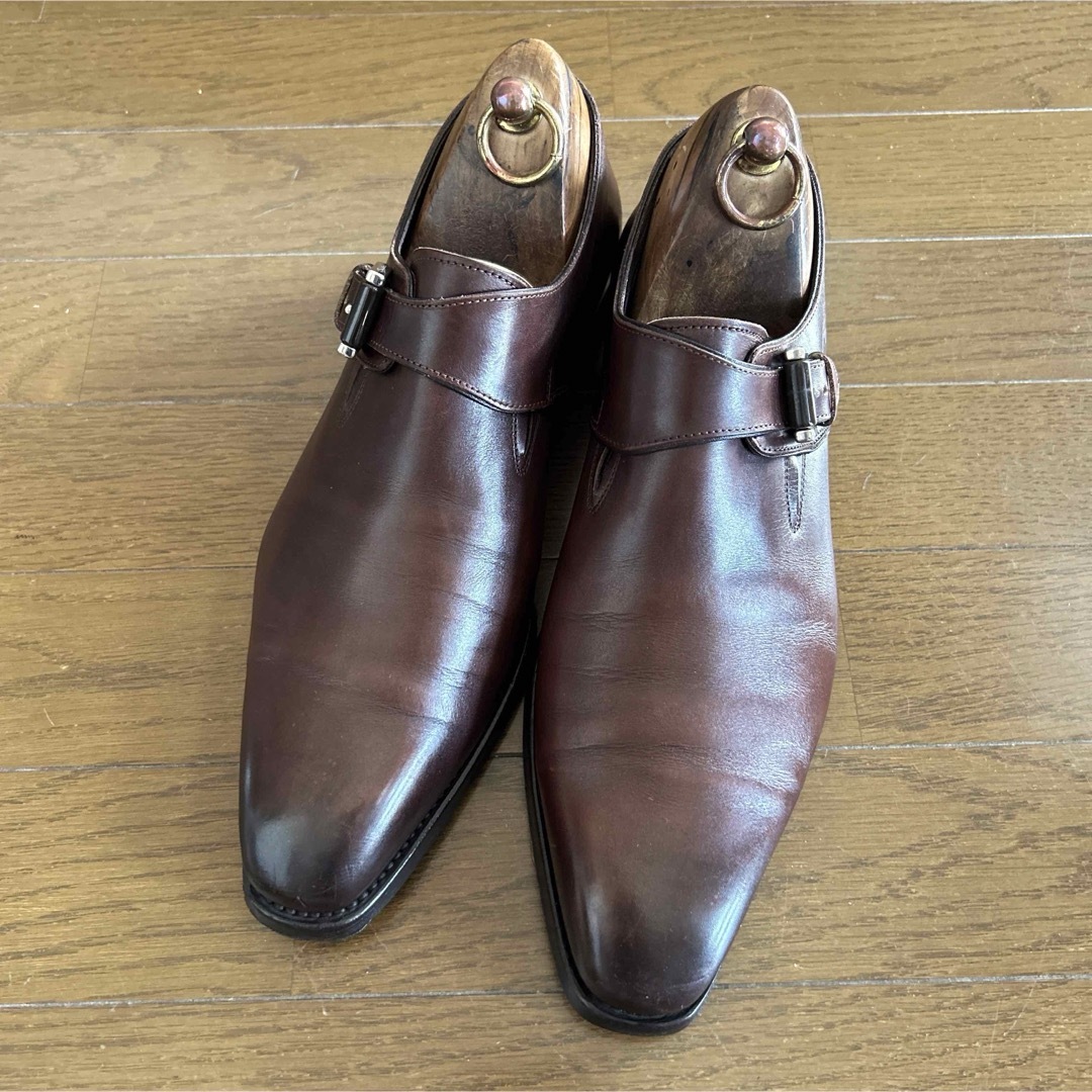 Santoni(サントーニ)の340.SANTONI サントーニ 13179 シングルモンク 6.5F メンズの靴/シューズ(ドレス/ビジネス)の商品写真