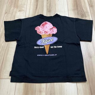 エックスガールステージス(X-girl Stages)のエックスガール　アイスモチーフTシャツ　110(Tシャツ/カットソー)