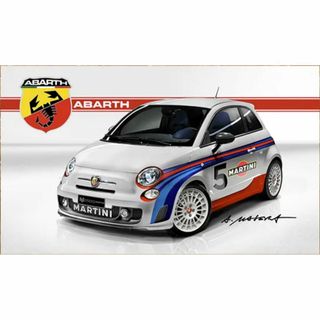 ABARTH フラッグ タペストリー 60x90cm (E1)(その他)