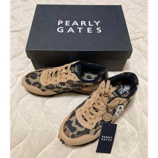 パーリーゲイツ(PEARLY GATES)のパーリーゲイツ　スパイクレスシューズ　レディース　レオパード　ヒョウ柄　(シューズ)