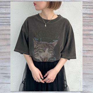 apres jour mignon  ピグメントヴィンテージライクロック(Tシャツ(半袖/袖なし))