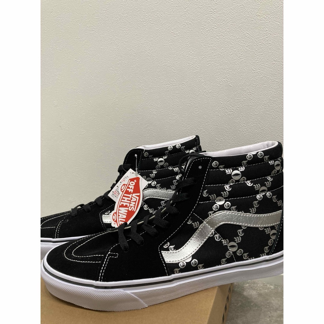 SK8-HI（VANS）(スケートハイ)の新品未使用 vans sk8-hi black silver 28cm us10 メンズの靴/シューズ(スニーカー)の商品写真