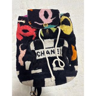 シャネル(CHANEL)のシャネル　パイル生地　リュック　タオル(リュック/バックパック)