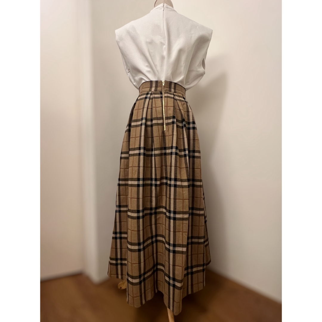 BIRTHDAY BASH(バースデーバッシュ)のBB／CHECK FLARE SKIRT レディースのスカート(ロングスカート)の商品写真