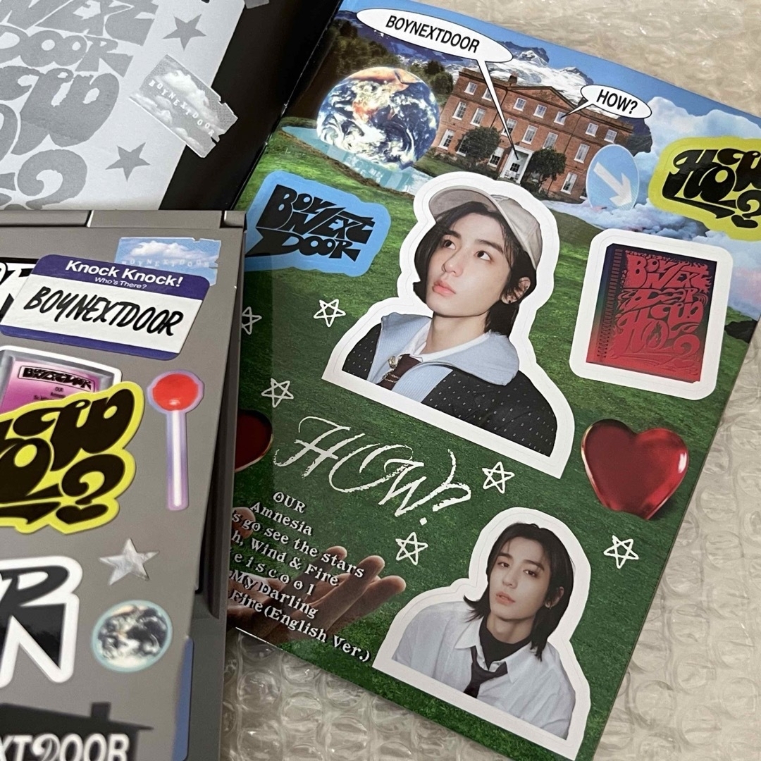 BOYNEXTDOOR HOW sticker ver イハン ステッカー エンタメ/ホビーのCD(K-POP/アジア)の商品写真