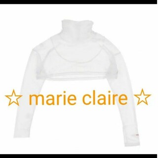 マリクレール(Marie Claire)の【marie claire GOLF】XLサイズ 白 ホワイト メッシュインナー(ウエア)