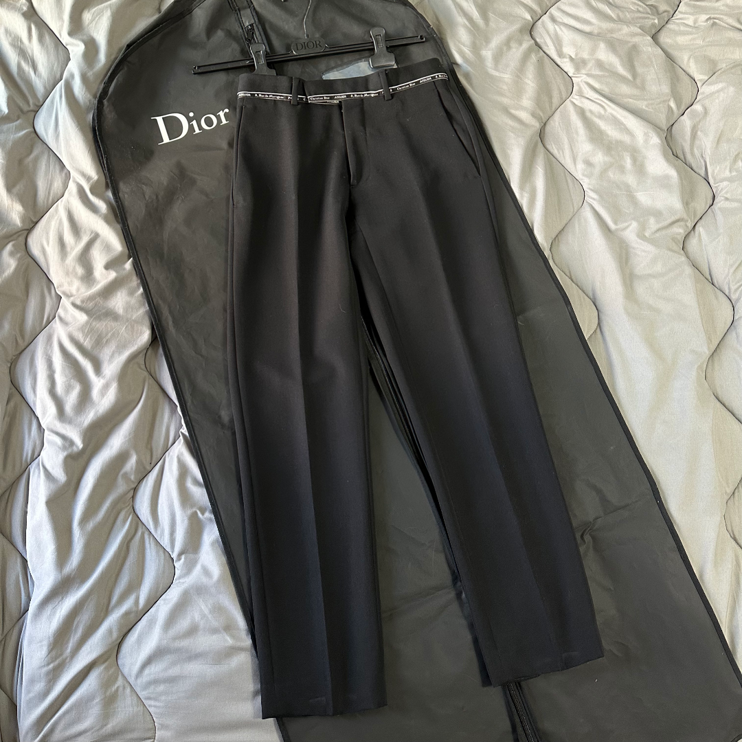 スラックス DIOR HOMME - Dior Homme 18AW ATELIER LOGO SLACKS