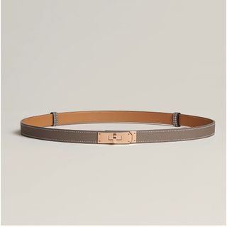 Hermes - 【新品・未使用品】エルメス ケリーベルト エトゥープ ベルト ケリー 18 茶色