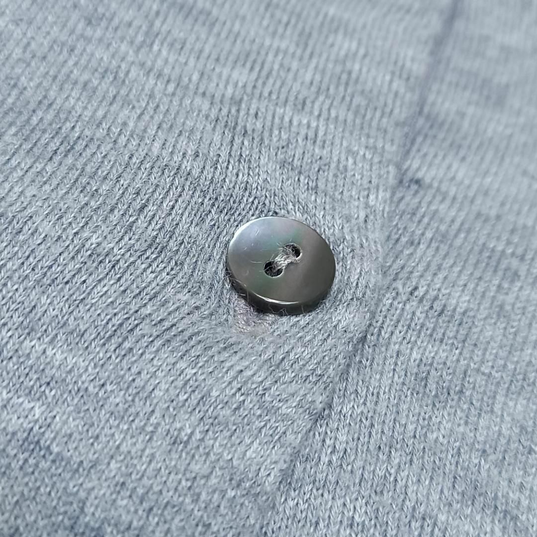 JOHN SMEDLEY(ジョンスメドレー)の【美品】ジョンスメドレー　シーアイランドコットン　カーディガン　グレー　サイズM レディースのトップス(カーディガン)の商品写真