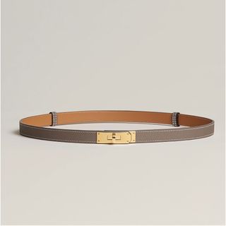 エルメス(Hermes)の【新品・未使用品】エルメス ケリーベルト エトゥープ ベルト ケリー 18 茶色(ベルト)