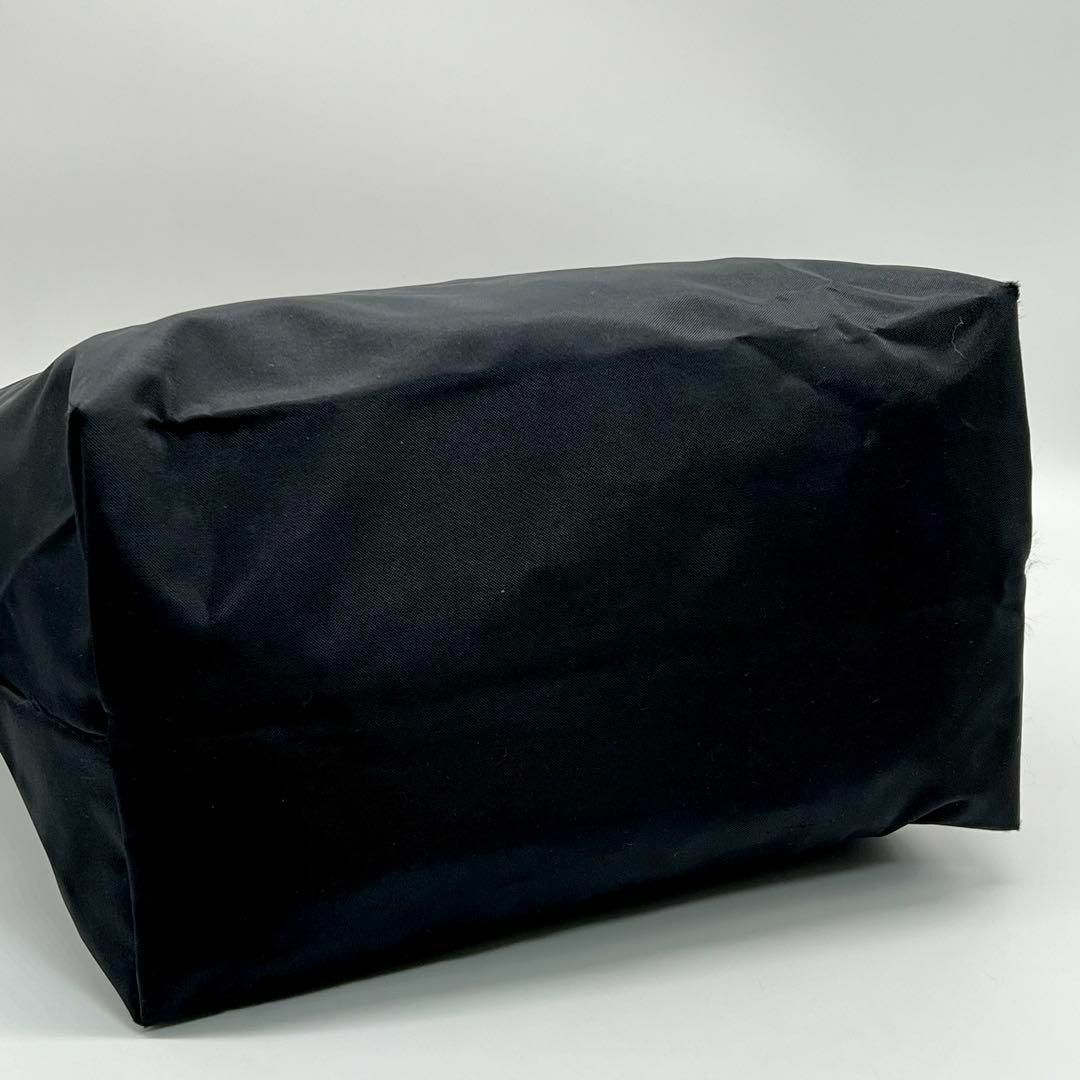 LONGCHAMP(ロンシャン)の✨️良品✨️LONGCHAMP トートバッグ 折り畳み キャンバス レザー レディースのバッグ(トートバッグ)の商品写真