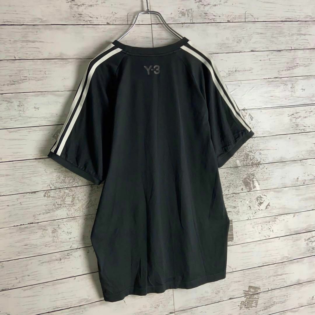 Y-3(ワイスリー)の9282【人気Lサイズ】Y-3☆シグネチャーロゴtシャツ　サイドライン　美品 メンズのトップス(Tシャツ/カットソー(半袖/袖なし))の商品写真