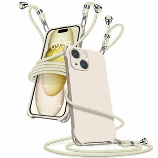 iPhone15 Plus ケース ショルダー シリコン iphone 15 P(その他)