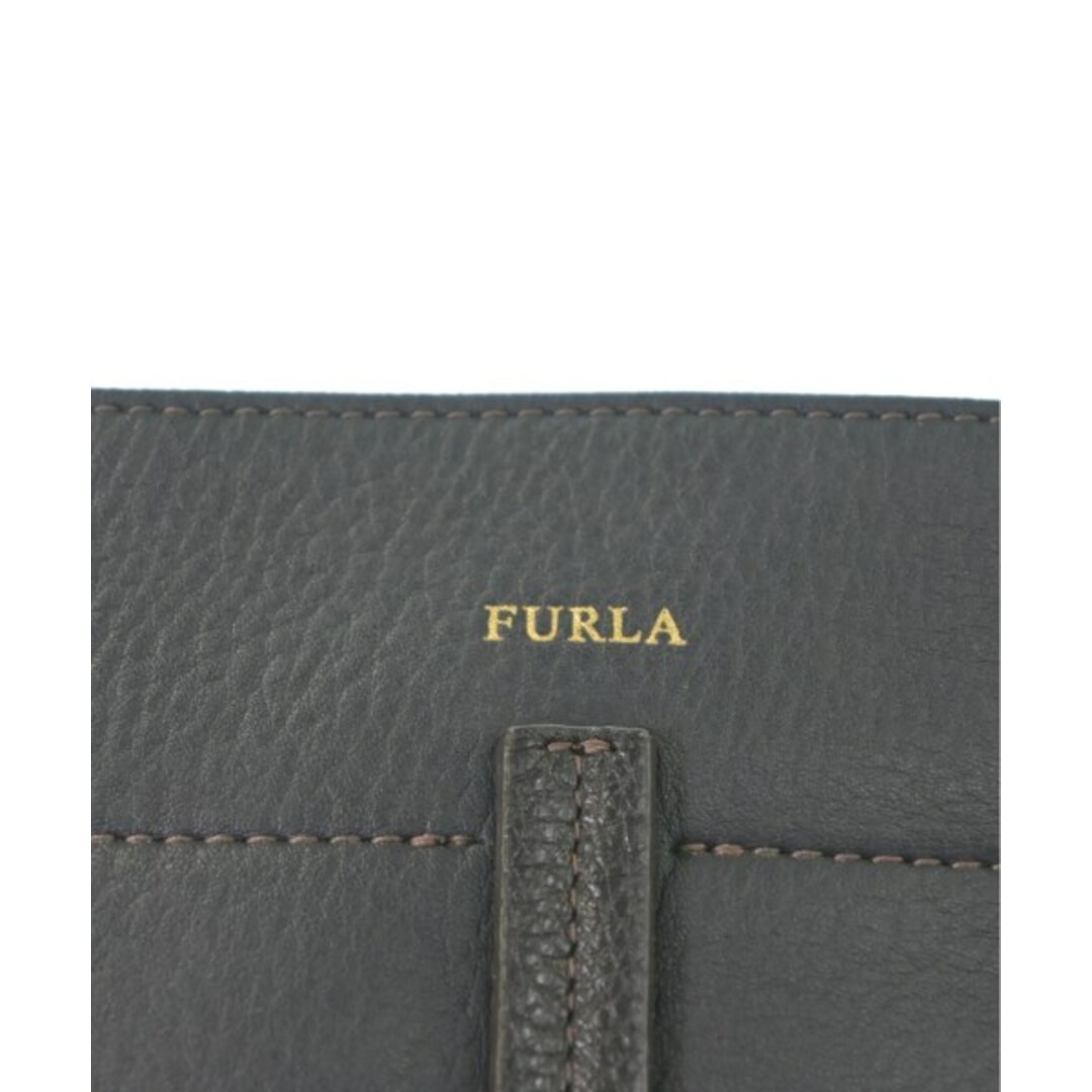 Furla(フルラ)のFURLA フルラ ショルダーバッグ - 黒x茶 【古着】【中古】 レディースのバッグ(ショルダーバッグ)の商品写真