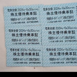 相鉄　株主優待乗車証　6枚(その他)