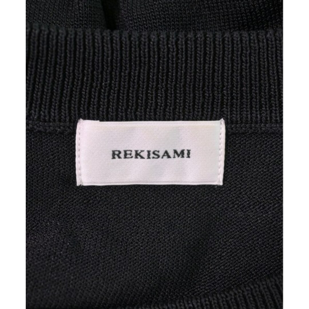 REKISAMI(レキサミ)のREKISAMI レキサミ ベスト F 黒 【古着】【中古】 レディースのトップス(ベスト/ジレ)の商品写真