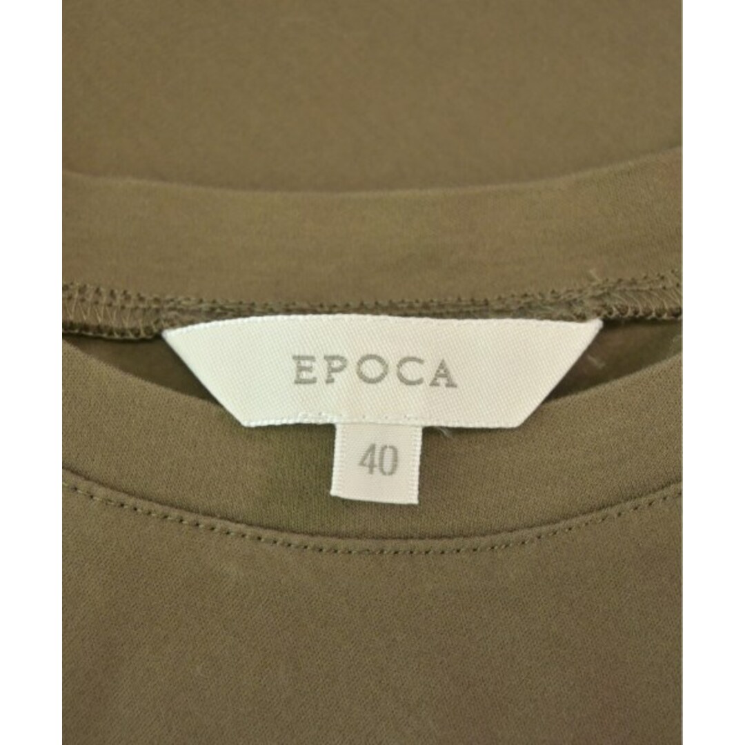 EPOCA(エポカ)のEPOCA エポカ Tシャツ・カットソー 40(M位) カーキ 【古着】【中古】 レディースのトップス(カットソー(半袖/袖なし))の商品写真