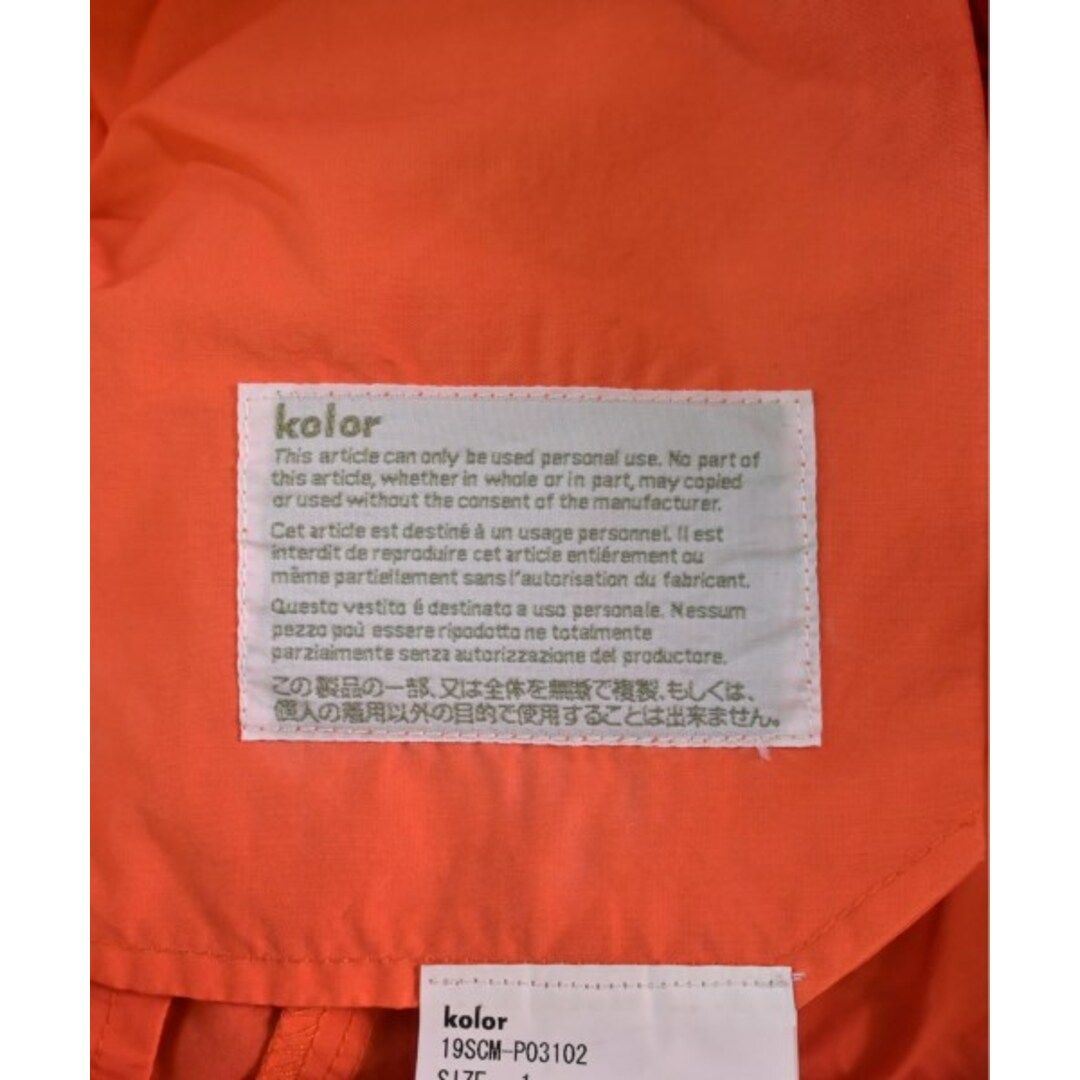 kolor(カラー)のkolor カラー ショートパンツ 1(S位) オレンジ 【古着】【中古】 メンズのパンツ(ショートパンツ)の商品写真