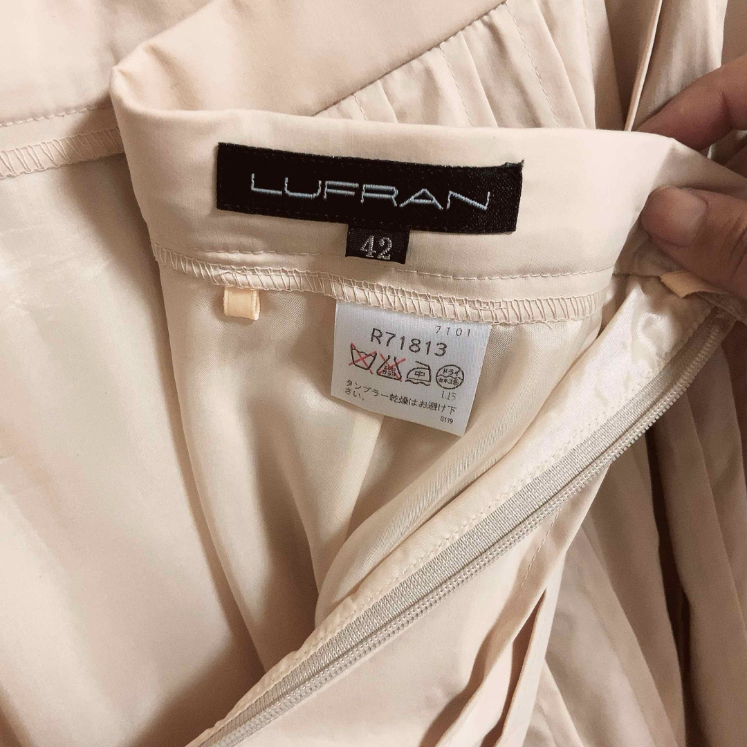 LUFRAN プリーツ ロングスカート レディースのスカート(ひざ丈スカート)の商品写真