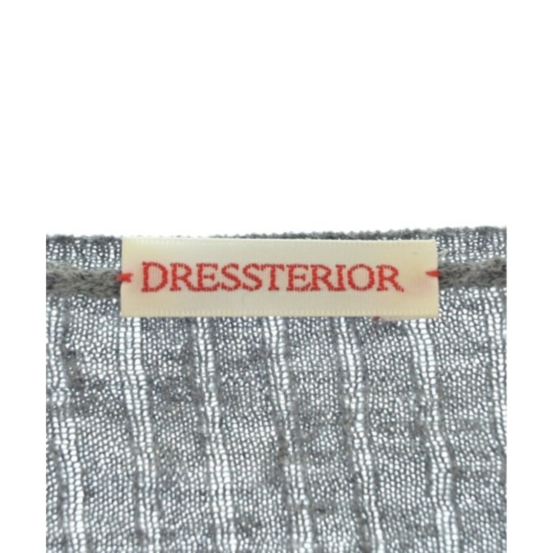 DRESSTERIOR(ドレステリア)のDRESSTERIOR ドレステリア ニット・セーター 1(S位) グレー 【古着】【中古】 レディースのトップス(ニット/セーター)の商品写真