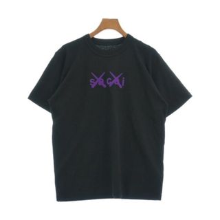 サカイ(sacai)のsacai サカイ Tシャツ・カットソー 3(L位) 黒 【古着】【中古】(Tシャツ/カットソー(半袖/袖なし))