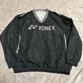 YONEX - YONEX パーカー　L 薄手ウィンブレ　黒×グレー　ユニセックス