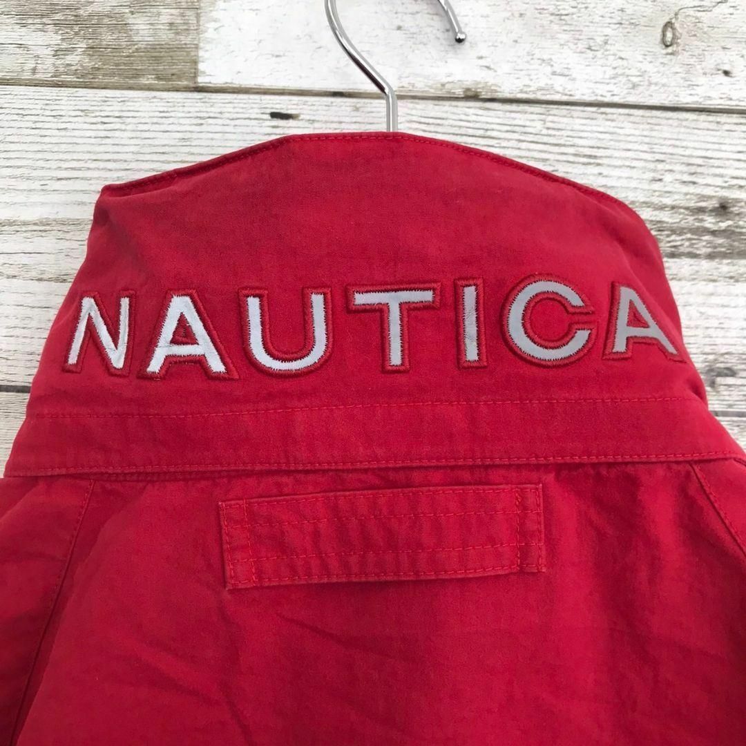 NAUTICA(ノーティカ)の【k6381】希少USA古着ノーティカ00s刺繍ロゴセーリングジャケットブルゾン その他のその他(その他)の商品写真