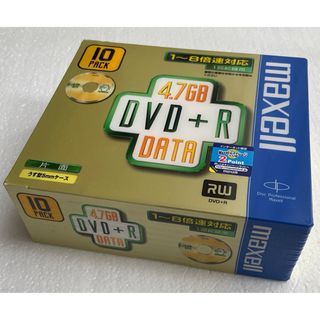 マクセル(maxell)のmaxell DVD+R 4.7GB データ用10枚 （未使用）(その他)