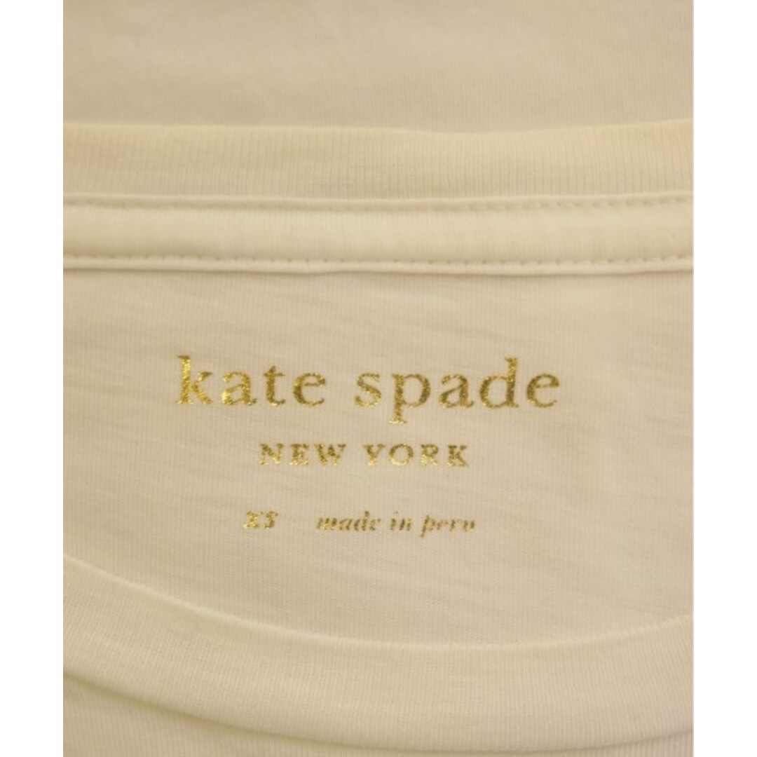 kate spade new york(ケイトスペードニューヨーク)のkate spade new york Tシャツ・カットソー XS 白 【古着】【中古】 レディースのトップス(カットソー(半袖/袖なし))の商品写真