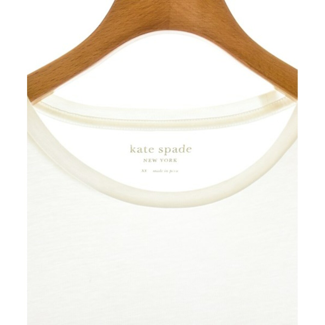 kate spade new york(ケイトスペードニューヨーク)のkate spade new york Tシャツ・カットソー XS 白 【古着】【中古】 レディースのトップス(カットソー(半袖/袖なし))の商品写真