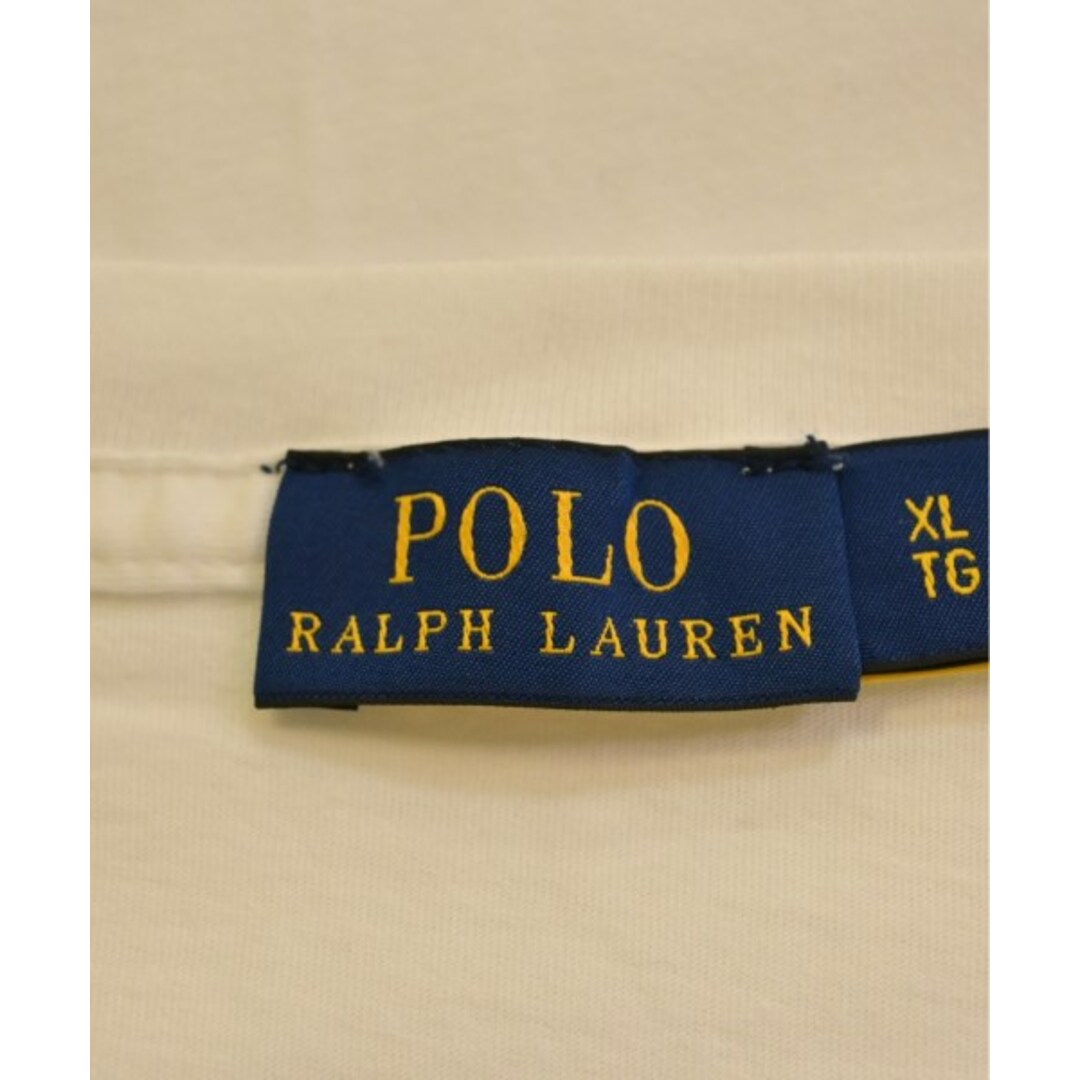 POLO RALPH LAUREN(ポロラルフローレン)のPolo Ralph Lauren Tシャツ・カットソー XL 白 【古着】【中古】 レディースのトップス(カットソー(半袖/袖なし))の商品写真