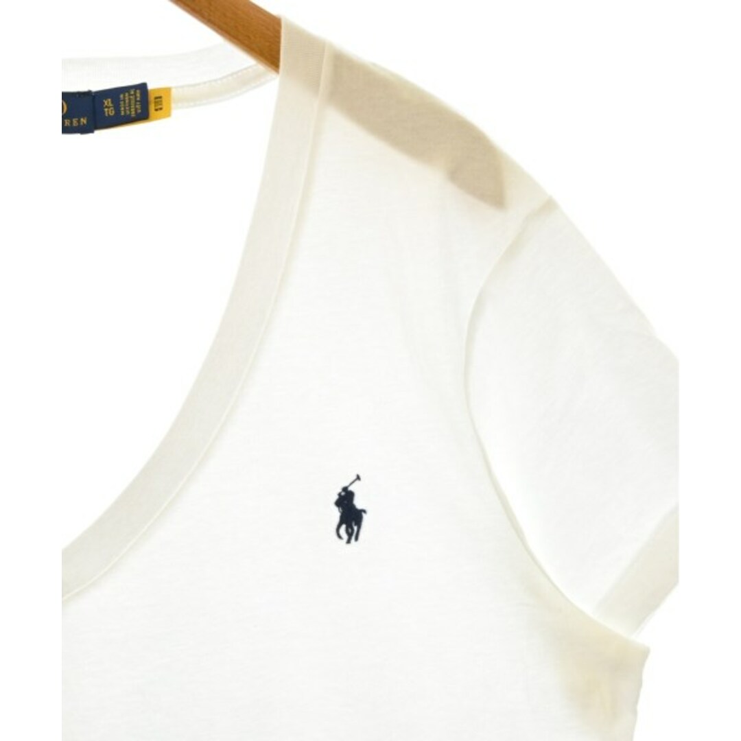 POLO RALPH LAUREN(ポロラルフローレン)のPolo Ralph Lauren Tシャツ・カットソー XL 白 【古着】【中古】 レディースのトップス(カットソー(半袖/袖なし))の商品写真