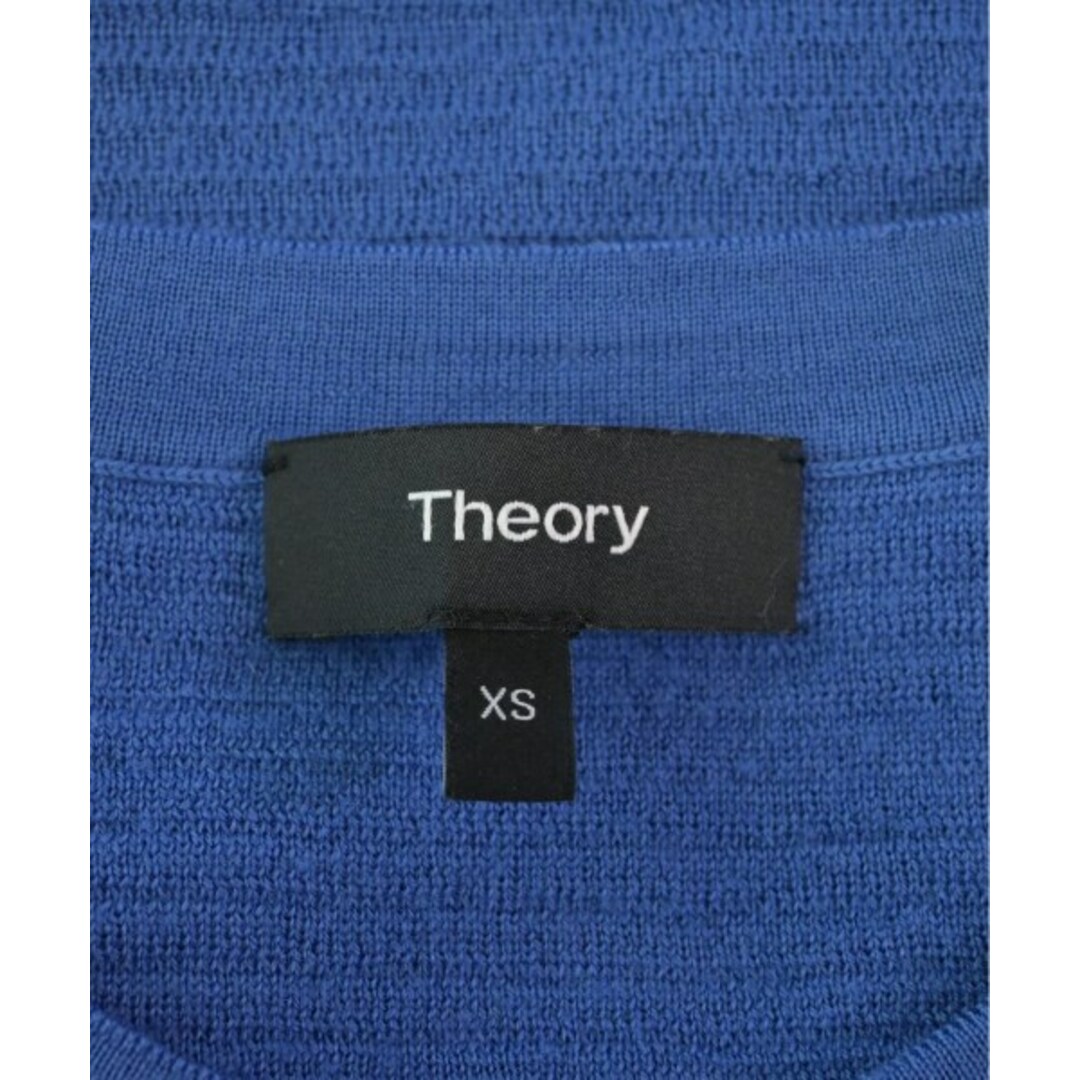 theory(セオリー)のTheory セオリー ニット・セーター XS 青 【古着】【中古】 レディースのトップス(ニット/セーター)の商品写真