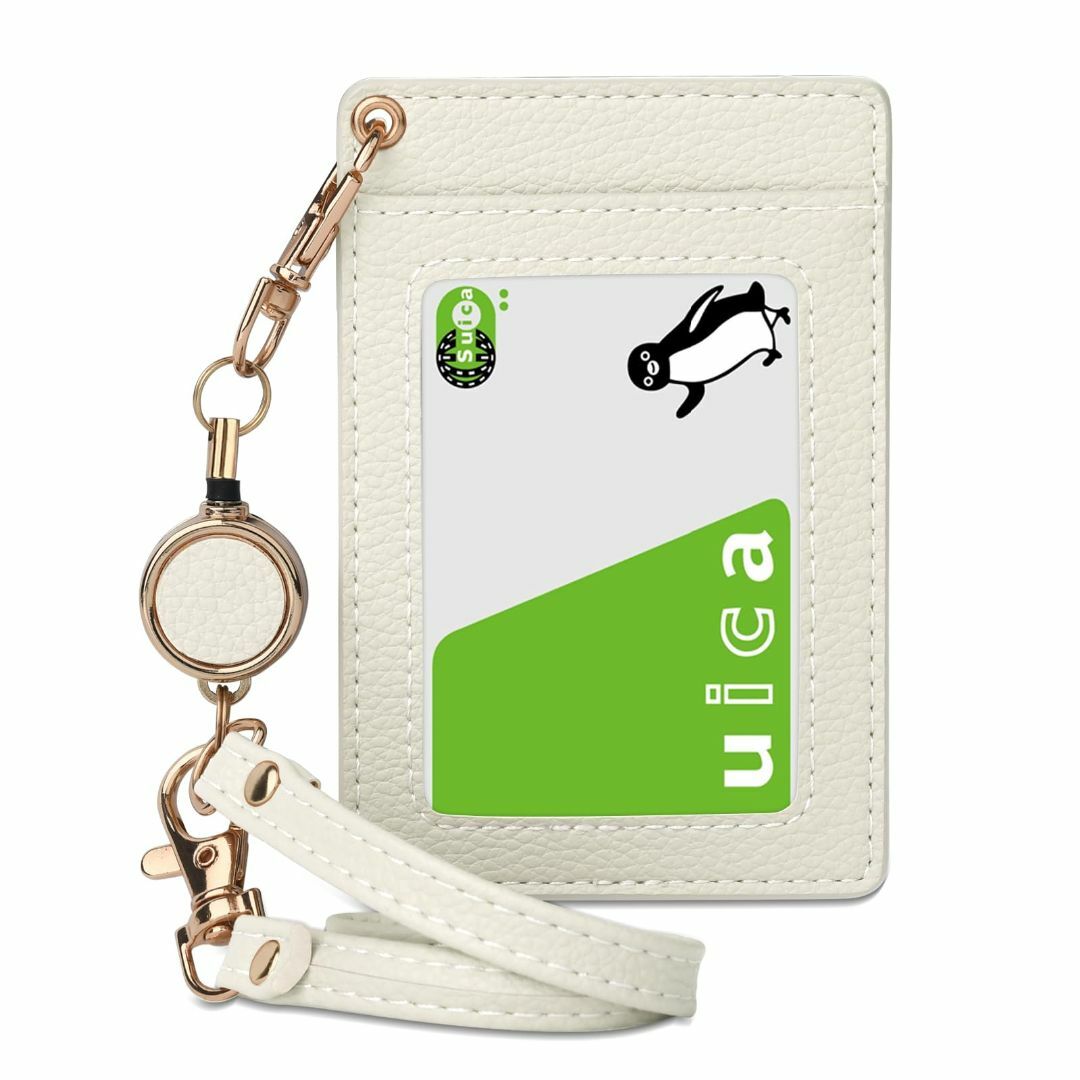 【色: Aホワイト】3CCart カードホルダー カード IDカードホルダー パ メンズのバッグ(その他)の商品写真