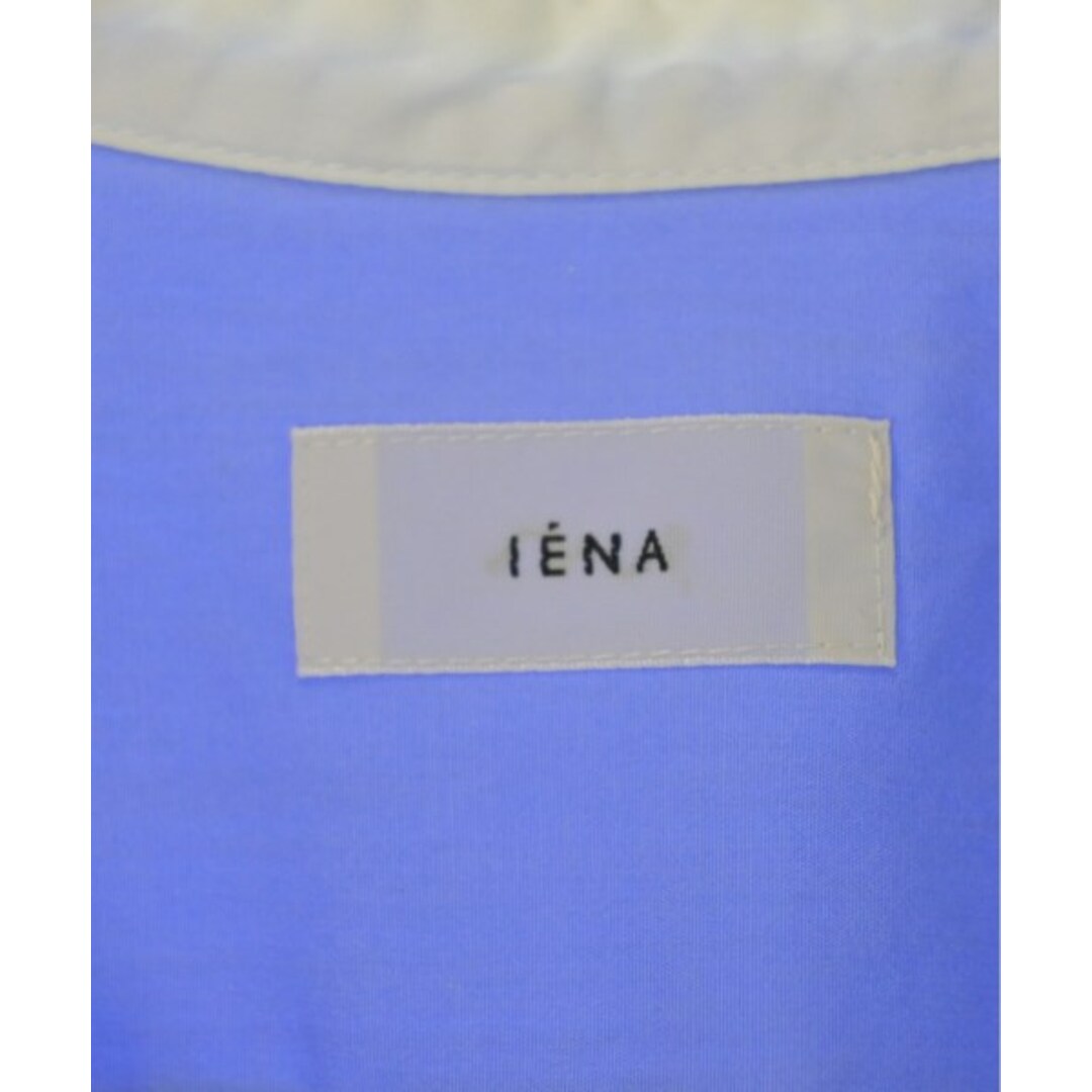 IENA(イエナ)のIENA イエナ カジュアルシャツ -(M位) 青 【古着】【中古】 レディースのトップス(シャツ/ブラウス(長袖/七分))の商品写真