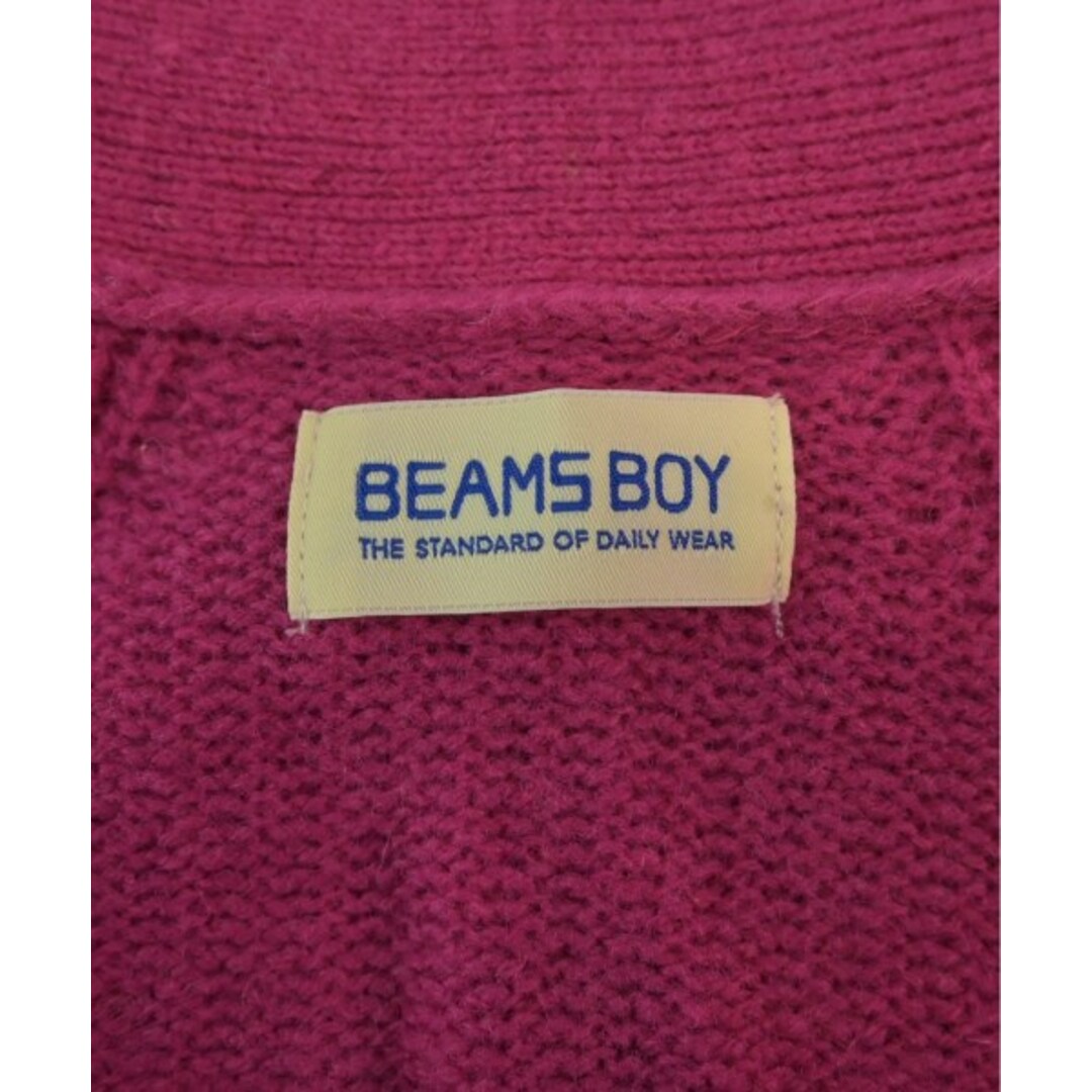 BEAMS BOY(ビームスボーイ)のBEAMS BOY ビームスボーイ カーディガン F ピンク 【古着】【中古】 レディースのトップス(カーディガン)の商品写真