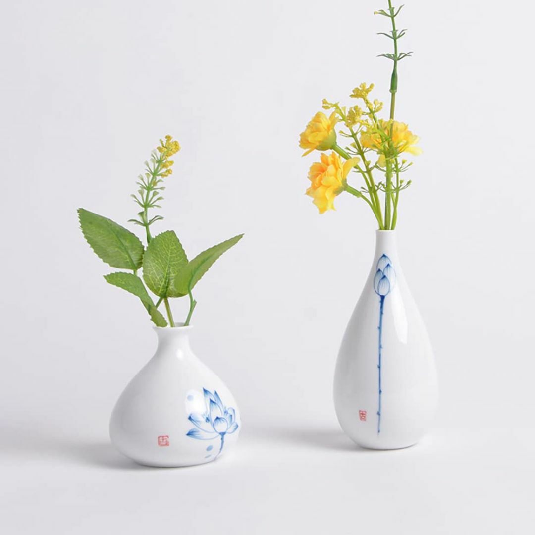 フラワーベース 花瓶 おしゃれ 小さめ 花器 陶器 一輪挿し 造花 生け花 セラ その他のその他(その他)の商品写真