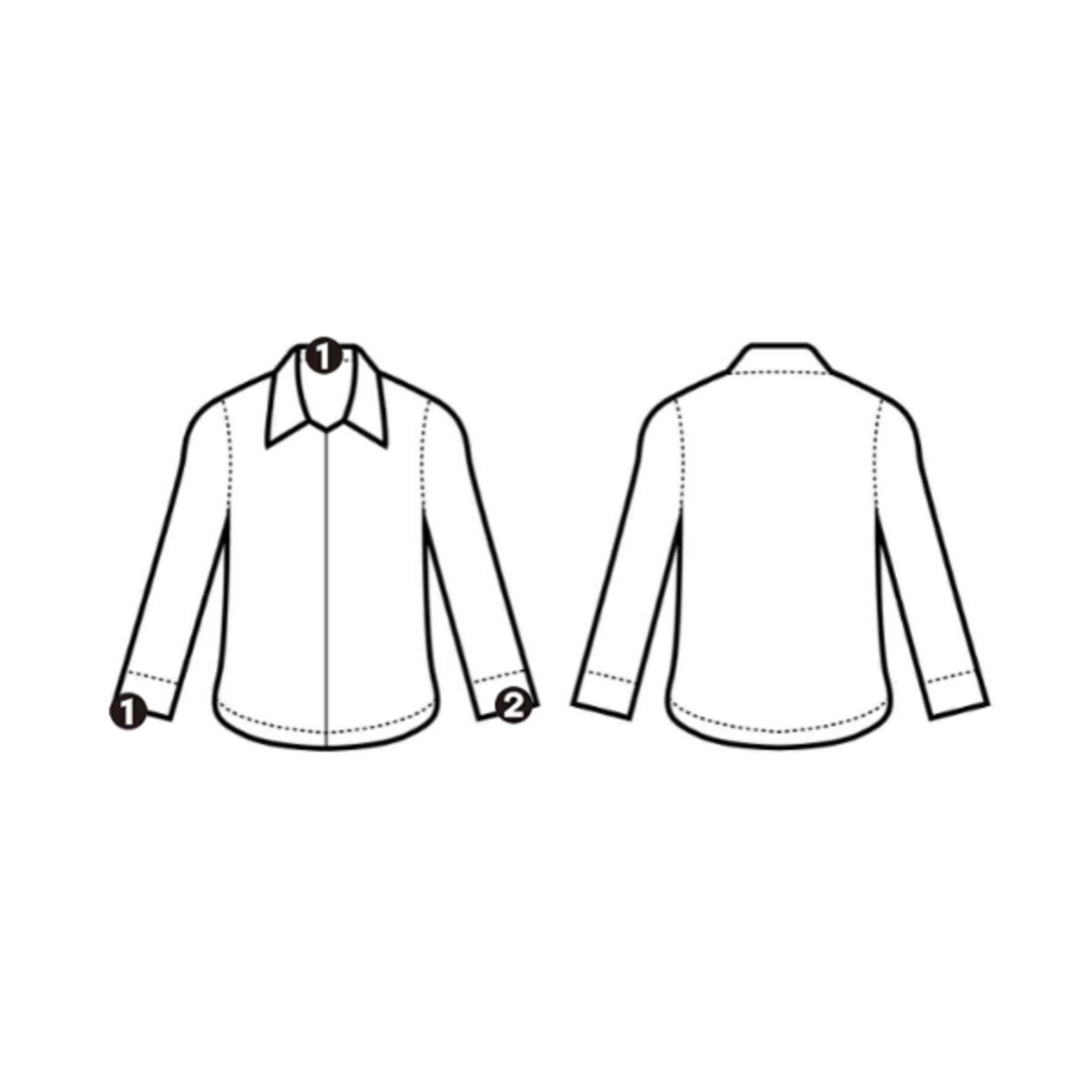 COMOLI(コモリ)のCOMOLI コモリ カジュアルシャツ 1(S位) 白 【古着】【中古】 メンズのトップス(シャツ)の商品写真