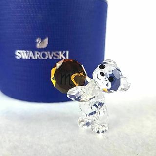 スワロフスキー(SWAROVSKI)の●良品 ◆ スワロフスキー　クリスベア　さそり座　5396286　箱つき(置物)