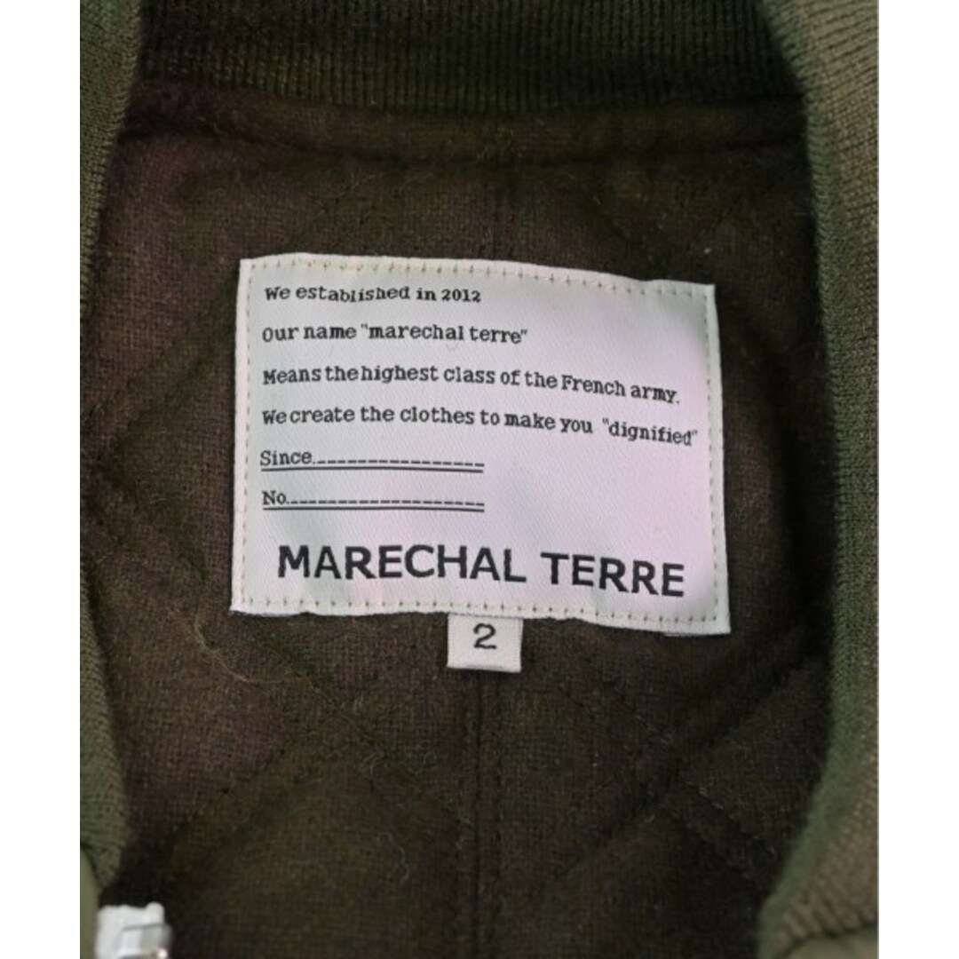 MARECHAL TERRE(マルシャルテル)のMARECHAL TERRE ミリタリーブルゾン 2(M位) カーキ 【古着】【中古】 レディースのジャケット/アウター(ミリタリージャケット)の商品写真