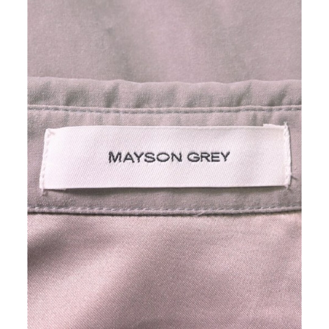 MAYSON GREY(メイソングレイ)のMAYSON GREY メイソン　グレイ シャツワンピース 2(M位) グレー 【古着】【中古】 レディースのワンピース(その他)の商品写真
