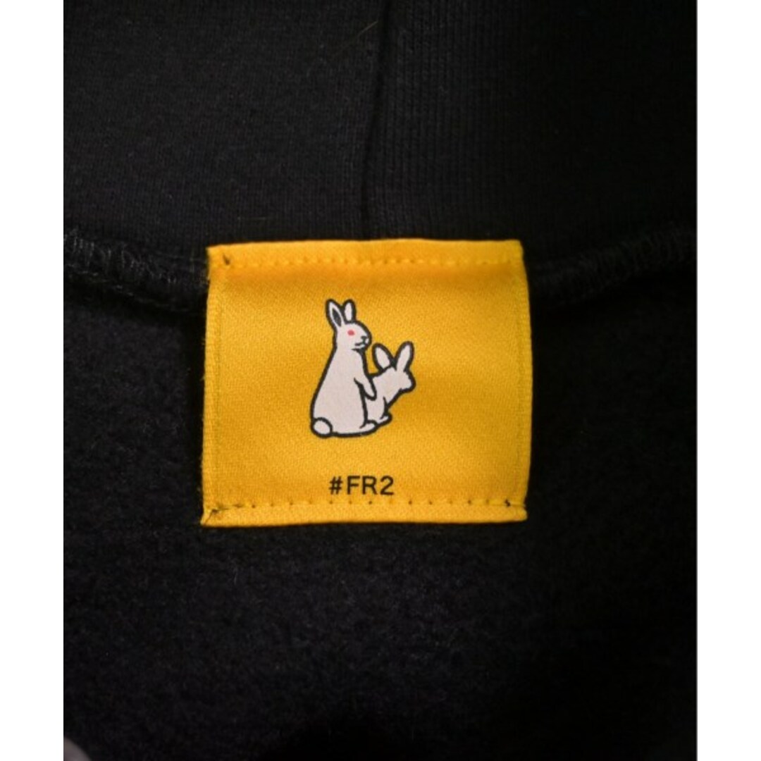 #FR2(エフアールツー)の#FR2 エフアールツー パーカー XL 黒 【古着】【中古】 メンズのトップス(パーカー)の商品写真