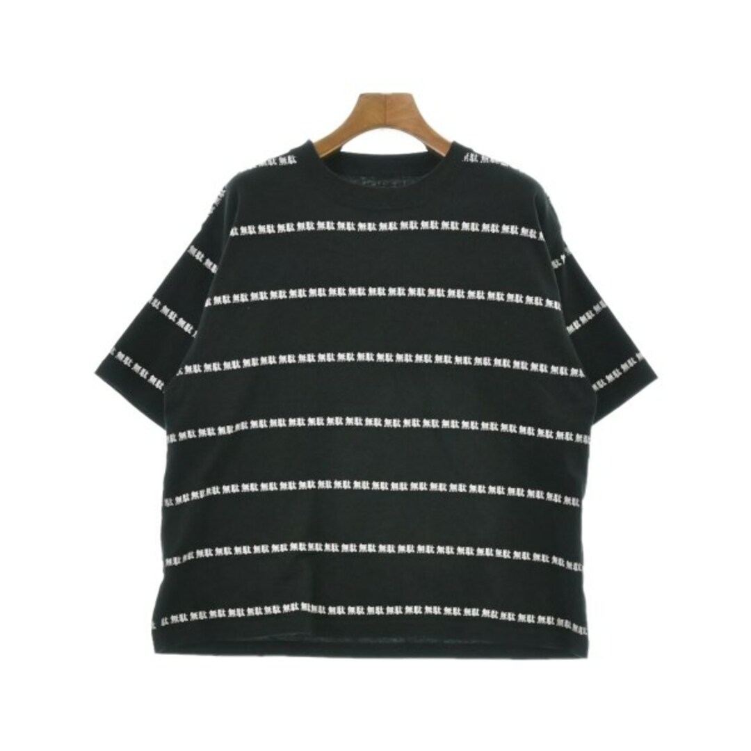 X girl エックスガール Tシャツ・カットソー 2(M位) 黒x白(総柄) 【古着】【中古】 レディースのトップス(カットソー(半袖/袖なし))の商品写真