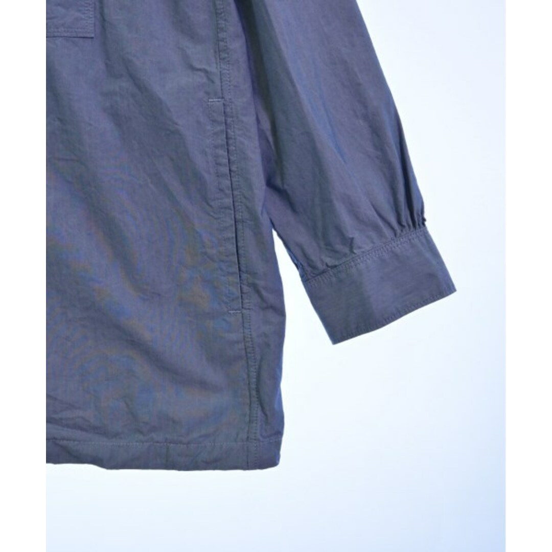 ALMOSTBLACK オールモストブラック カジュアルシャツ 1(S位) 青 【古着】【中古】 メンズのトップス(シャツ)の商品写真