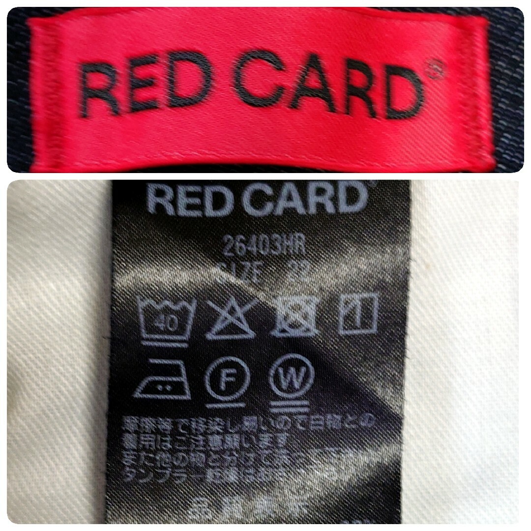 RED CARD(レッドカード)の【極美品】レッドカード RED CARD アニバーサリー ハイライズ テーパード レディースのパンツ(デニム/ジーンズ)の商品写真